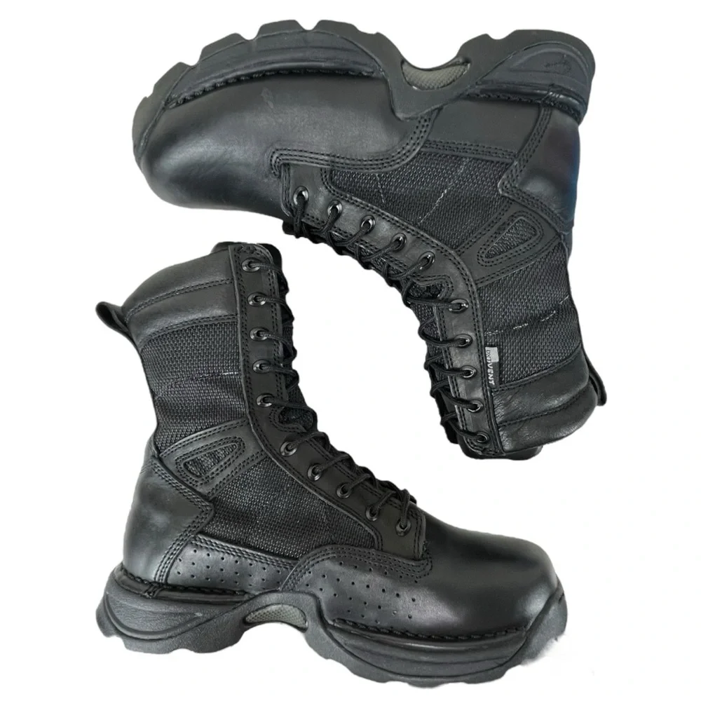 Danner Men 8D Striker II Black Leather Tactical Duty Boots‎ 8 Inch Vent 42290